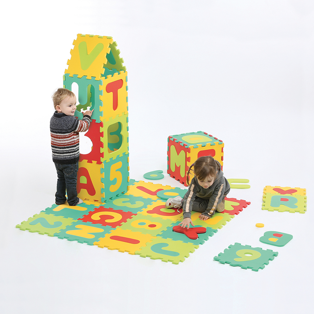 Ludi Tapis En Mousse Lettres Et Chiffres 36 Pieces Ludi France